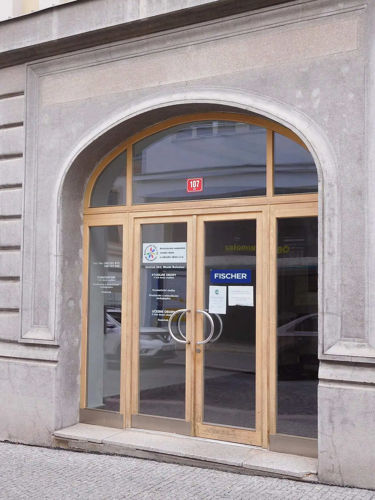 Budova školy: Boleslavská soukromá SOŠ a Gymnázium