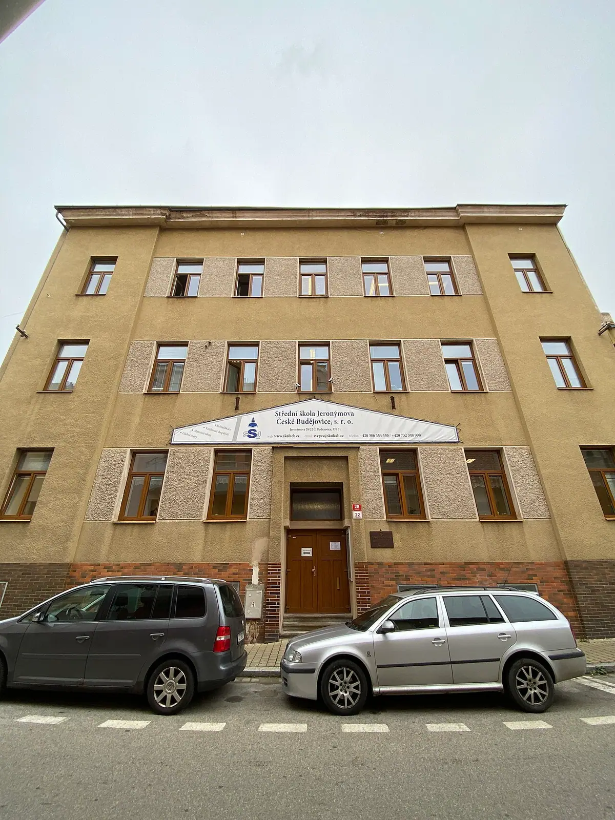 Budova školy: SŠ Jeronýmova České Budějovice