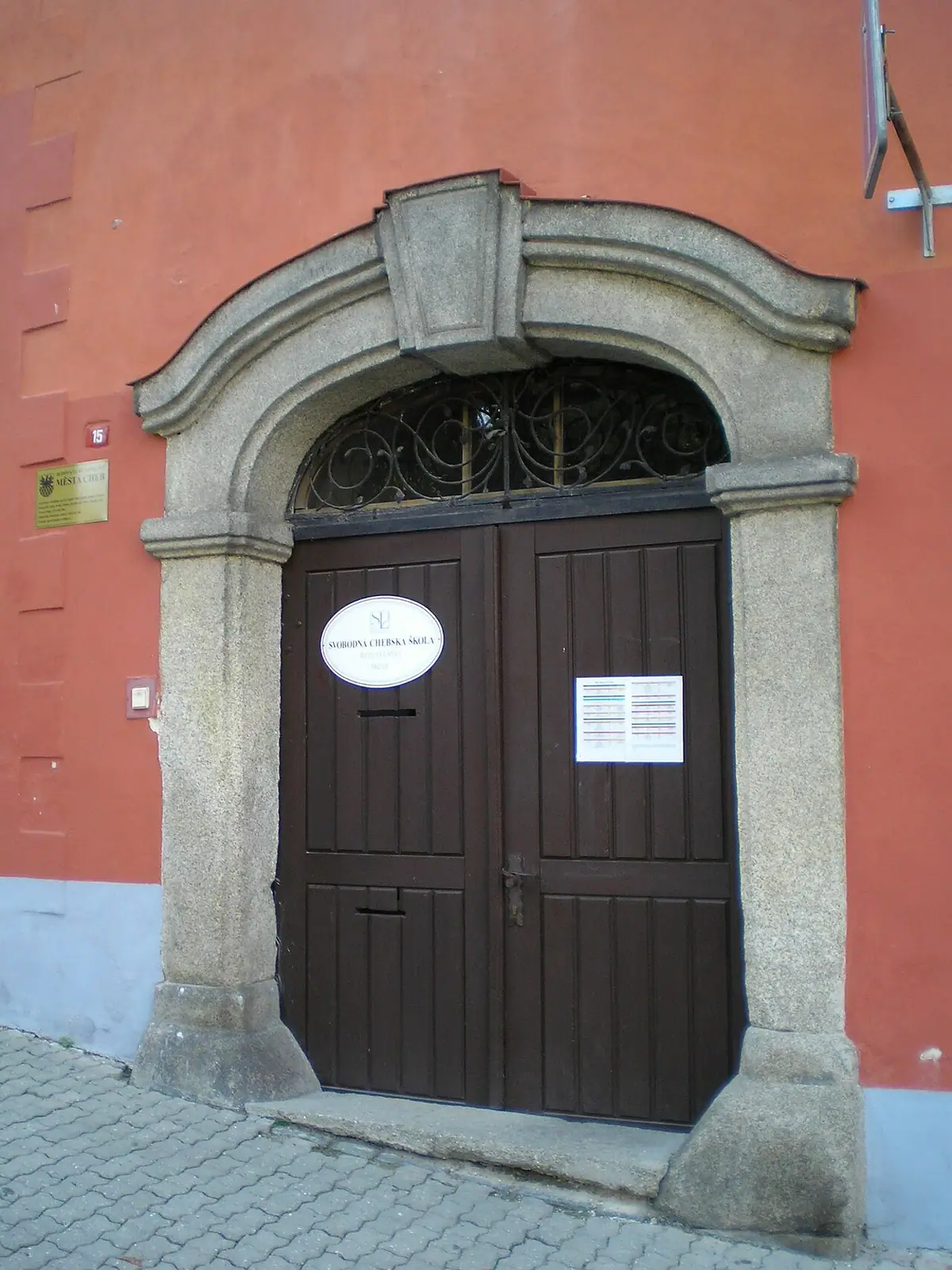 Budova školy: Svobodná chebská škola