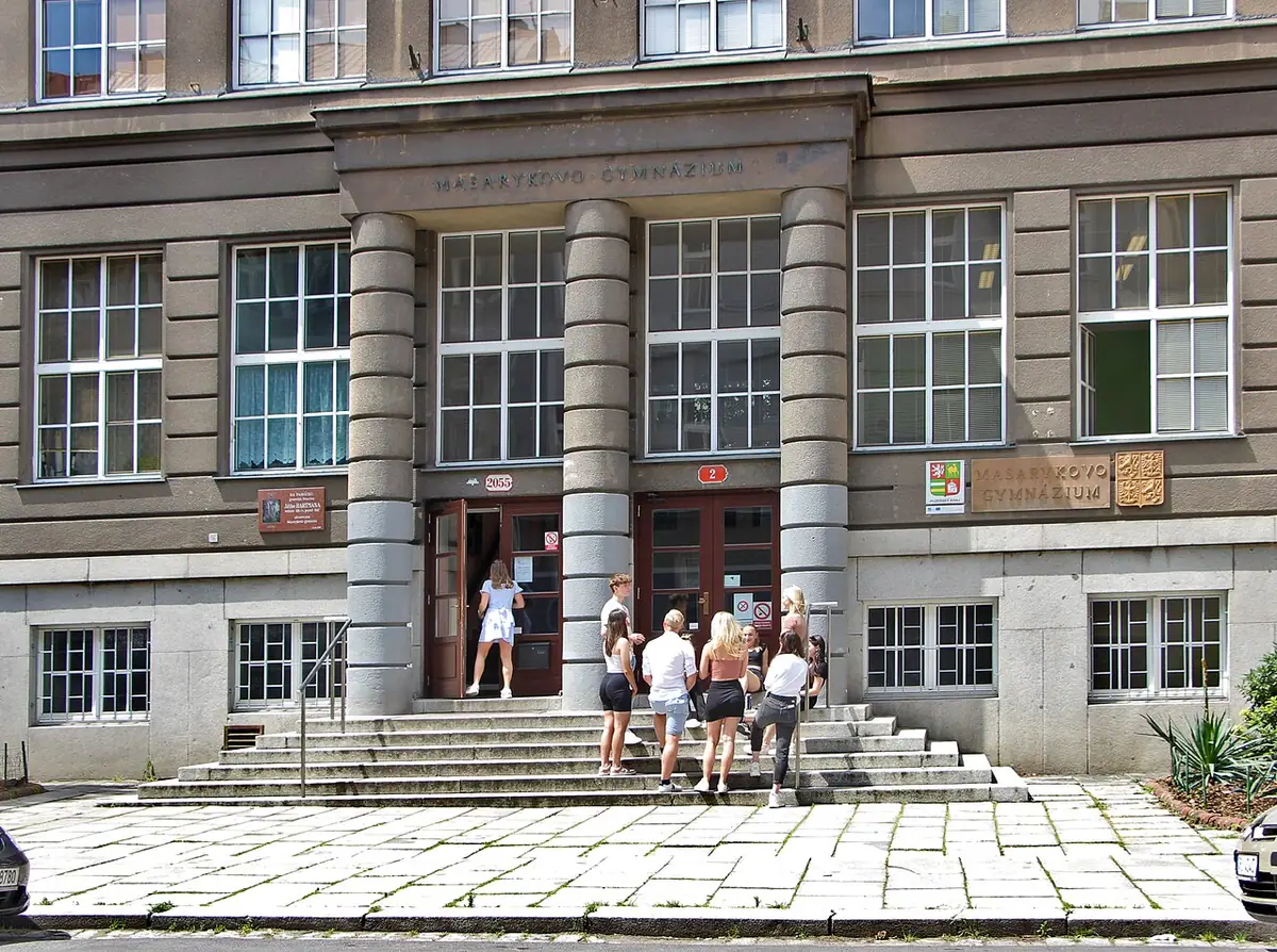 Budova školy: Masarykovo gymnázium Plzeň