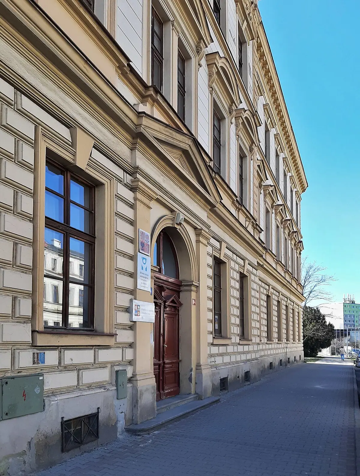 Budova školy: Pedagogická, hotelnická a odborná škola Litoměřice