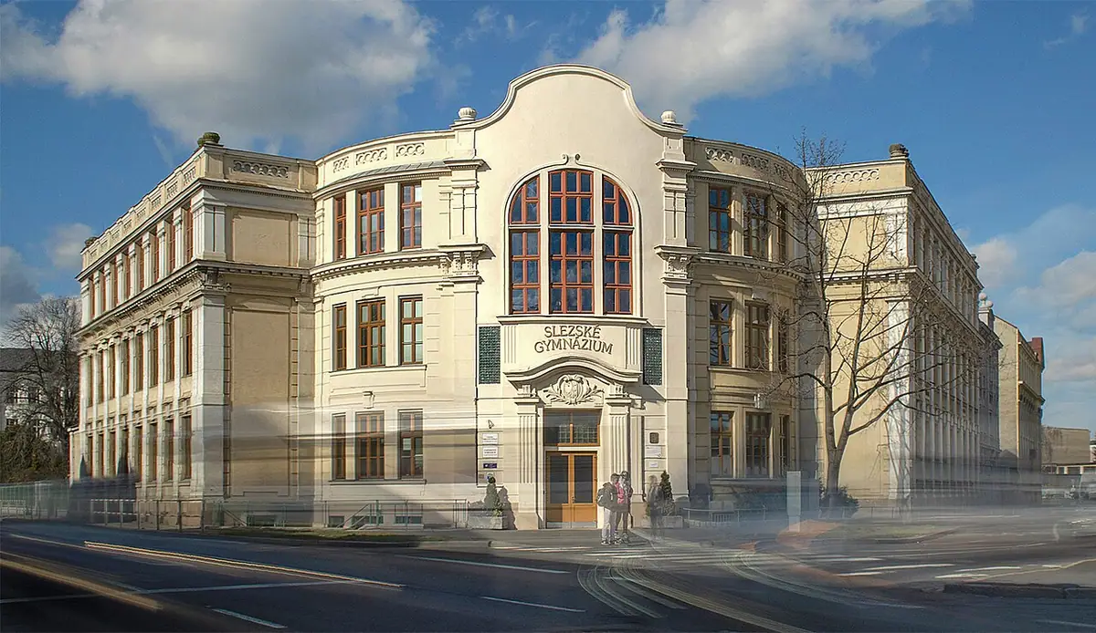 Budova školy: Slezské gymnázium Opava