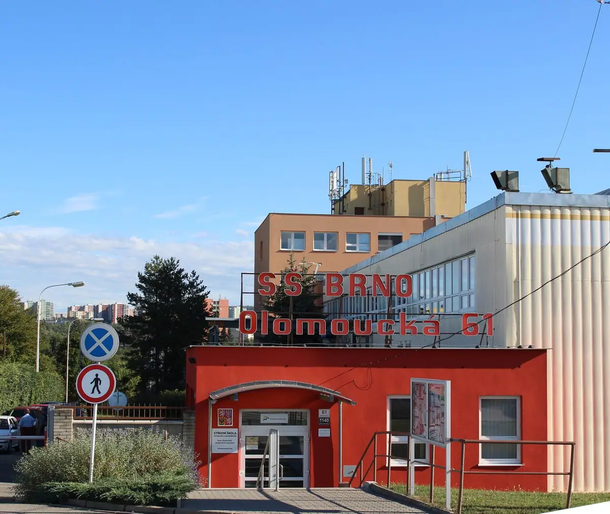 School building: SŠTE Brno – Olomoucká